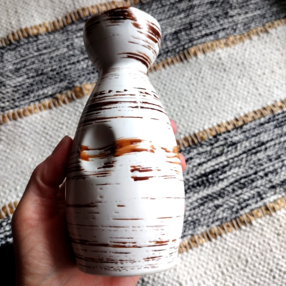 Pier 1 Brown and White Vases - Picture 2 of 4